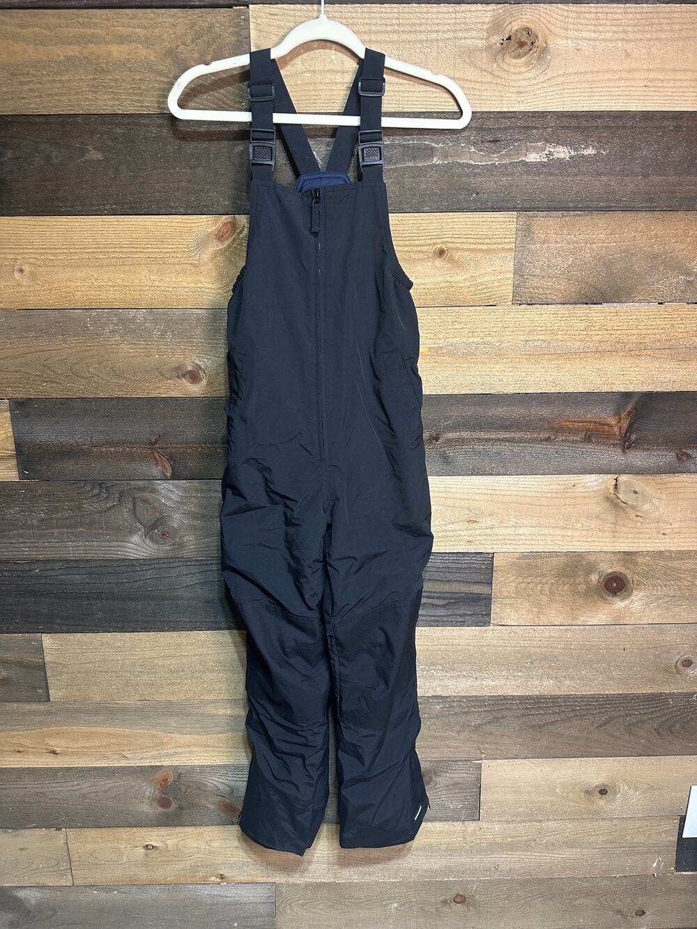 LANDS’ END Kids’ Squall Waterproof Insulated Iron Knee Snow Bibs Size 10 EUC